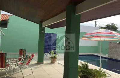 Casa com 3 dormitórios à venda, 180 m² por r$ 1.170.000 - balneário praia do pernambuco - guarujá/sp