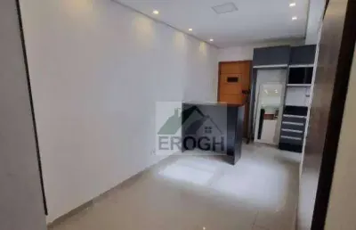 Cobertura com 2 dormitórios à venda, 80 m² por r$ 410.000 - jardim utinga - santo andré/sp