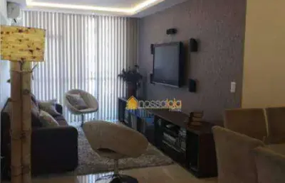 Lindo apartamento, mobiliado, varanda, sala l, 3 quartos, closet, banho, suíte, copa cozinha, área depend. empregada, 2 vagas, play clube.