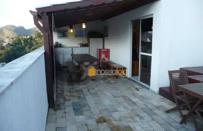 Cobertura com 2 dormitórios à venda, 144 m²  - fonseca - niterói/rj