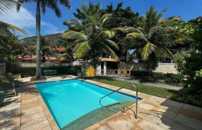 Casa com 5 dormitórios à venda, 400 m² - itacoatiara - niterói/rj