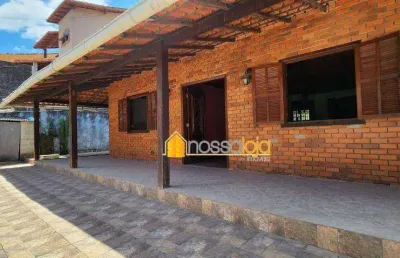 Casa com 3 dormitórios, 200 m² - venda por r$ 480.000 ou aluguel por r$ 3.200,00/mês - rio do ouro - são gonçalo/rj