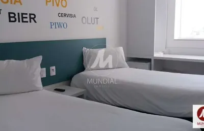 Apartamento (flat) 1 dormitórios, portaria 24 horas, elevador, em condomínio fechado