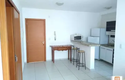 Apartamento (tipo - padrao) 1 dormitórios, cozinha planejada, portaria 24hs, lazer, salão de festa, elevador, em condomínio fechado