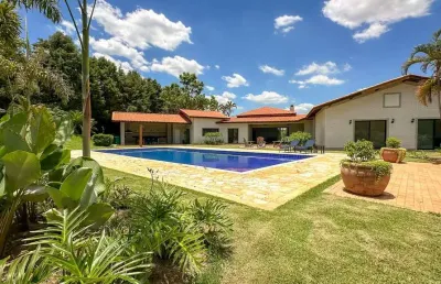Chácara com 6 dormitórios à venda, 5000 m² por r$ 6.500.000,00 - recanto das flores - indaiatuba/sp