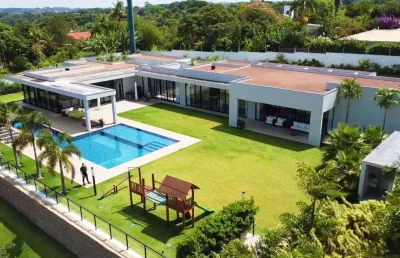 Chácara com 6 dormitórios à venda, 5950 m² por r$ 14.500.000,00 - colinas do mosteiro de itaici - indaiatuba/sp