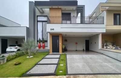 Sobrado com 3 dormitórios à venda, 249 m² por r$ 2.100.000,00 - residencial milano - indaiatuba/sp