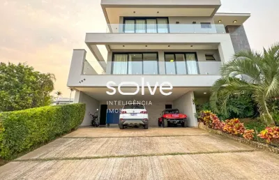 Sobrado com 3 dormitórios à venda por r$ 4.250.000,00 - condomínio helvétia park - indaiatuba/sp