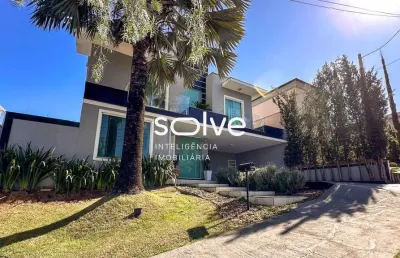 Sobrado com 3 dormitórios à venda, 348 m² por r$ 2.650.000,00 - condomínio helvétia park - indaiatuba/sp