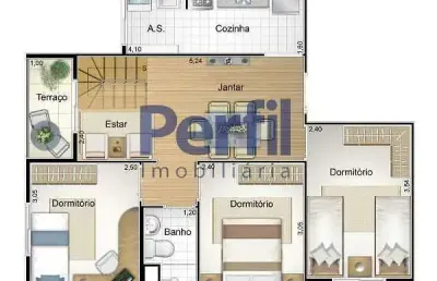 Apartamento com 4 quartos à venda na avenida marechal joão batista mascarenhas moraes, 1981, são pedro, osasco por r$ 380.000