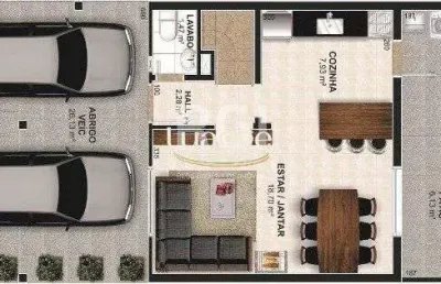 Casa condominio para venda - 133.92m², 4 dormitórios, sendo 2 suites, 2 vagas - tristeza