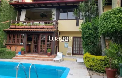 Casa condominio para venda - 451m², 5 dormitórios, sendo 3 suites, 4 vagas - santa tereza