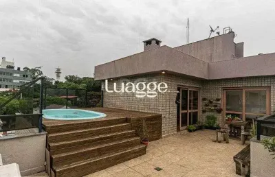Cobertura para venda - 207m², 3 dormitórios, sendo 1 suites, 2 vagas - santa tereza