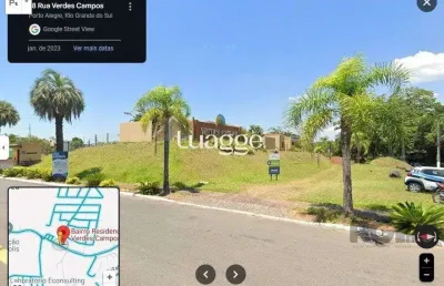 Terreno em condomínio com 385,88m² no residencial verdes campos.