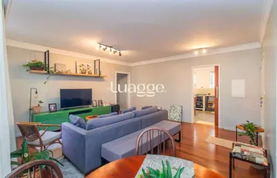 Amplo apartamento de 127m² com 3 dormitórios e 2 vagas