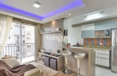 Apartamento de 3 dormitórios, 1 suíte e 2 vagas de garagem cobertas.