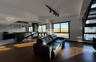 Apartamento duplex semimobiliado para locação no bairro cristal - 129m² área privativa - piso vinílico - 03 quartos sendo 01 suíte - 02 vagas de estacionamento