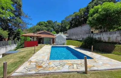 Casa estilo chácara  com 3 quartos à venda, vale dos pinheiros - atibaia
