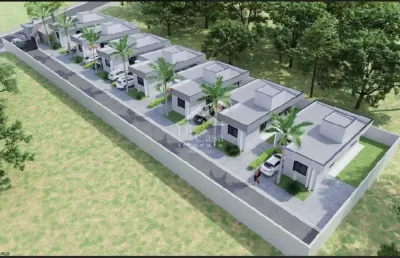 Casas térreas em condomínio fechado região da represa