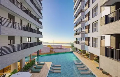 Apartamento com 2 quartos, 2 suítes à venda, com 85 m² na praia comprida - são josé/sc