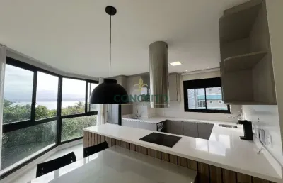 Apartamento mobiliado com vista mar 2 suítes no bairro joão paulo em florianópolis