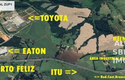 Área em zona industrial classificação zupi-1, documentação perfeita, georreferenciada,  boa topografia. 139.585m2