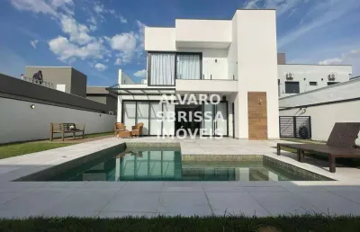 Casa à venda com 4 dormitórios 4 suítes repleta de armários planejados 315 m² no condomínio portal dos bandeirantes excelente localização em salto sp