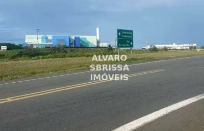Área comercial à venda com 2.500 m2 em excelente localização na rodovia santos dumont próximo à concrebase salto sp
