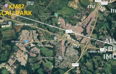 Área industrial e comercial a 10km do cacau park.  com 3.1 milhoes de ms2.  com frente de 1 km linear beirando a rodovia castelo banco (km75)