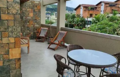 Cobertura com 3 dormitórios à venda, 195 m² por r$ 1.500.000,00 - jardim três marias - guarujá/sp