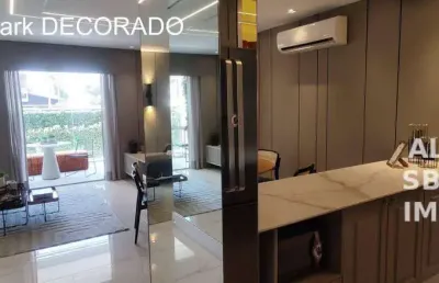 Apartamento com 3 dormitórios sendo uma suíte em condomínio park, cercado de vegetação, lagos, peixes, locais agradáveis para relaxar e área  de lazer