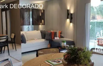 Apartamento com 3 dormitórios sendo uma suíte em condomínio park, cercado de vegetação, lagos, peixes, locais agradáveis para relaxar e área de lazer