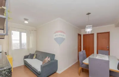 Belo apartamento a venda na estrada das rosas, condomínio de residencial aquática, 46m 2 quartos.