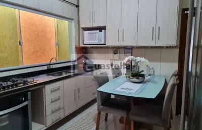 Sobrado à venda no demarchi, sbc: 3 dorms, 2 suítes, 150m²