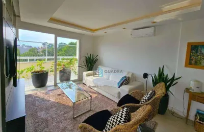 Cobertura plana à venda em clube residence no itacorubi, florianópolis !!
