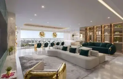 Apartamento alto padrão à venda no condomíno petra no brooklin em são paulo - sp