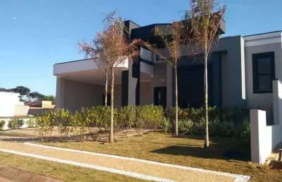 Linda casa térrea à venda no condomínio royal garden, parque brasil - paulínia-sp