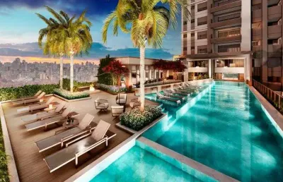 Apartamento de alto padrão à venda no edifício ledge brooklin, brooklin paulista, são paulo - sp
