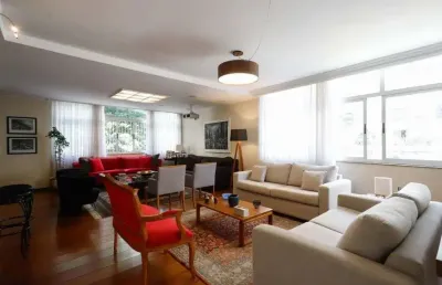 Apartamento de alto padrão no condomínio edifício monica em higienópolis, são paulo - sp