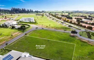 Terreno à venda com 2125 m² no condomínio terras de são josé ii em itu/sp