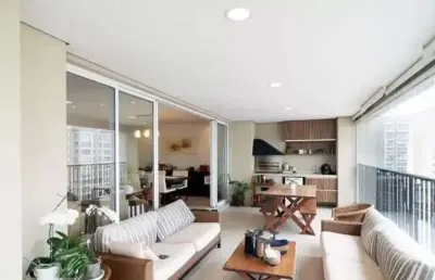 Apartamento alto padrão à venda no condomínio edifício vittoriale no campo belo em são paulo - sp