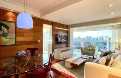 Apartamento mobiiado alto padrão para venda no condomínio cambuí square, campinas - sp