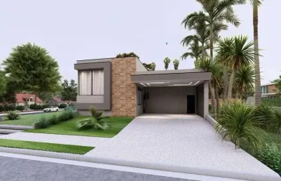 Casa térrea de alto padrão à venda no condomínio santorini residencial club em paulínia - sp