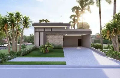 Casa alto padrão à venda no residencial club santorini no parque brasil em paulínia - sp