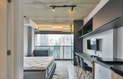 Apartamento tipo studio à venda no jardim paulista em são paulo - sp