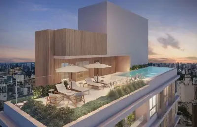 Studio à venda no edifício de alto luxo haddock 885, cerqueira césar, são paulo - sp
