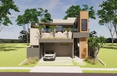 Casa de condomínio alto padrão à venda no santorini residencial club em paulínia - sp