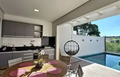 Casa alto padrão à venda no residencial mantova no jardim mantova em indaiatuba - sp