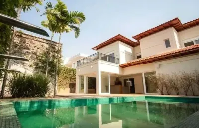 Casa de condomínio alto padrão à venda no condomínio alphaville dom pedro i em campinas - sp