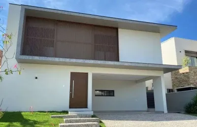 Casa em condomínio alphaville dom pedro 3 recém construída à venda em campinas - são paulo
